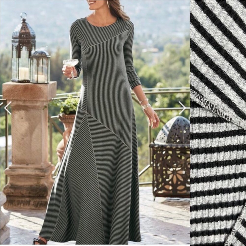 Soft Surroundings Ryley knit maxi dress L - Picture 10 of 11
